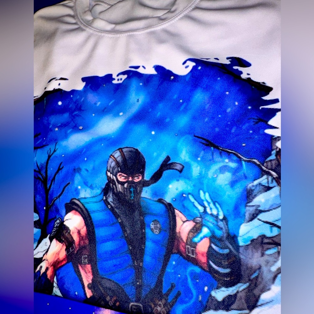 Sub-zero shirt ( mortal kombat 1)
